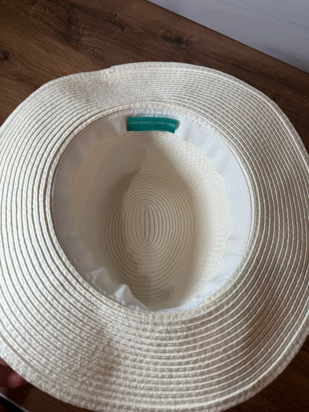 Melissa Odabash Panama Hat Paper Straw Cream